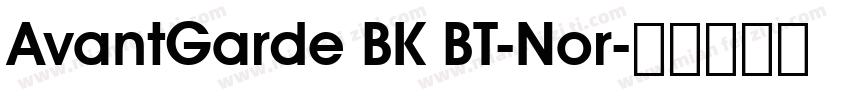 AvantGarde BK BT-Nor字体转换